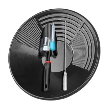 Imagem de BaotyJie Equipamento de mineração de garimpo de ao ar livre, garimpo de, rifles duplos portáteis para mineração mais fácil para entusiastas de, Preto 38cm