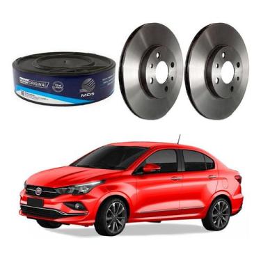 Imagem de Disco Freio Dianteiro Fiat Cronos 1.3 8v 2018 A 2022 - MDS
