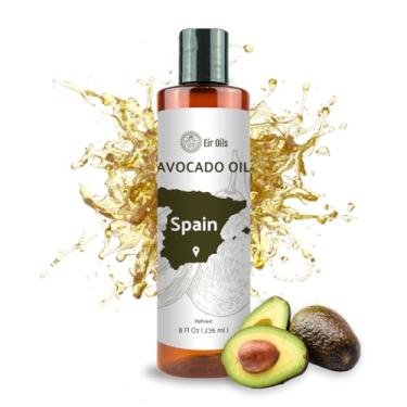 Imagem de Nature Packaged Óleo De Abacate (8 Oz) - Direto Da Fazenda Eir Oils Na Espanha. 100% Puro Para Cabelos, Rosto E Pele. Selecionado À Mão, Prensado A Frio. 1 Pacote.