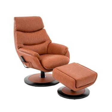 Imagem de Poltrona Massageadora com Apoia para Pés Montana Marrom