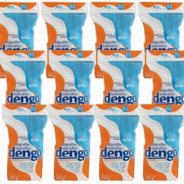 Imagem de KIT 12 ALGODAO EM ROLO 100G CAIXA DENGO HIGIENE CUIDADOS PESSOAIS ESTETICA SAUDE