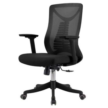 Imagem de Cadeira Escritório NR-17 Giratória Diretor Vancouver Fratini Tela Mesh