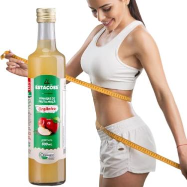 Imagem de Vinagre De Maça 100% Orgânico Acidez 4,2% 500ml - 4 Estações
