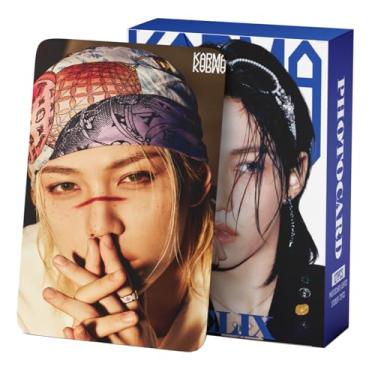 Imagem de Yuto Stray Kids Photocards 127 PCS Stray Kids Karama Cartões fotográficos Stray Kids Dominate World Tour Photocards lomo Card Gift Lomo Cards Merch para crianças s, meninos e meninas (Felix)