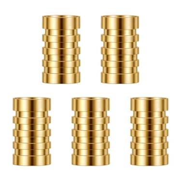 Imagem de Dr.Fish, latão, pesca, spinner, isca, corpos, pesca, pia, pesos, spinnerbait, materiais, deslizante, afunilador, bala, pesa em linha, 30pcs Cylindrical/0.2*0.35"