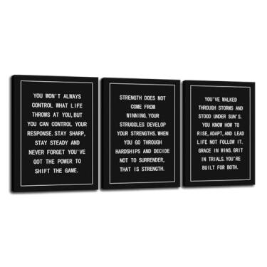 Imagem de Arte de parede inspiradora decoração de parede motivacional pôster em tela inspirador citação empreendedor pintura impressão arte escritório decoração de parede para escola sala de estar decoração de