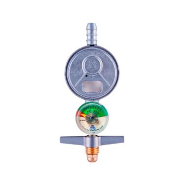 Imagem de Regulador De Gás Aliança Sem Mangueira Com Manômetro 505 - ALIANCA