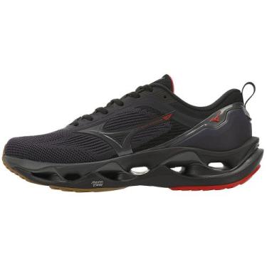 Imagem de Tênis de Corrida Mizuno Wave Stratos 3 Masculino, Preto, 39
