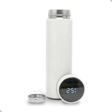 Imagem de Garrafa Térmica Digital 500ml Inox com Display de Temperatura - Genéri