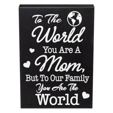 Imagem de JennyGems Presentes para mãe, para o mundo você é mãe, mas para nossa família você é o mundo, presentes para mãe, ideias de para mãe, melhores presentes para mãe, feito nos EUA