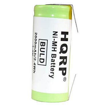 Imagem de HQRP Bateria longa de 42 mm para Braun 5000, 3745, 3761, 3762, 5000 reparo de escova de dentes 2000mAh Professional Care Triumph Sanyo 346 Sanyo346, Philips Sonicare HP610 HP735 HX2575 HP500 HP510 42