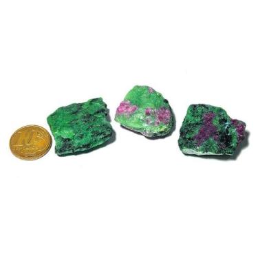 Imagem de Rubi Bruto na Zoisita Natural - Pedra Preciosa 15g, 2 a 4cm, Classe B 