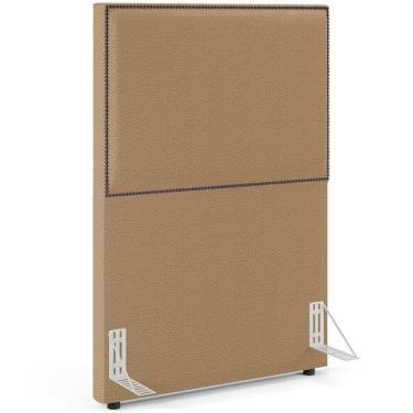 Imagem de Cabeceira Cama Box Solteiro Com Tachas 100 Cm Vicenza L02 Bouclê Mosta