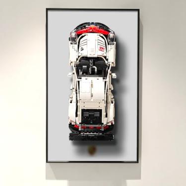 Imagem de WETCEAOM Display Wallboard for Lego Technic Porsche 911 RSR Race Car Model Building Kit 42096, Gift Ideas for Lego Car Wall Mount Lovers, Size:19.7X 31.5in, Display Wall Frame Only!