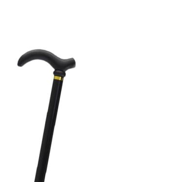 Imagem de Bengala, Bengala para Idosos Ortopédica Ajustável Alumínio Leve Cajado para Caminhada Bengalas Anatômica Antiderrapante(PRETO)