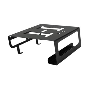 Imagem de YIJU Suporte de armazenamento de bicicleta para garagem, economizador de espaço na parede, suporte estável multifuncional e resistente, Preto