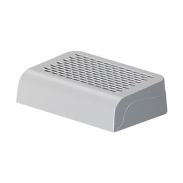 Imagem de Fenteer Caixa coletora de areia para gatos, recipiente coletor de areia para gatinhos, acessório de limpeza, rampa para caixa de areia, apoio para os pés, Cinza