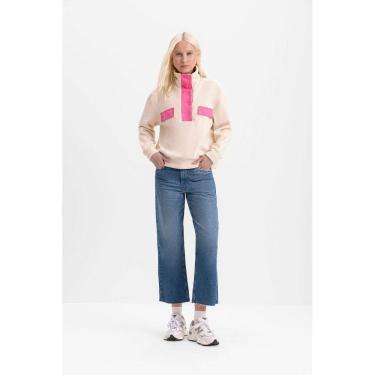 Imagem de Blusão Feminino Em Fleece Essendi Natural