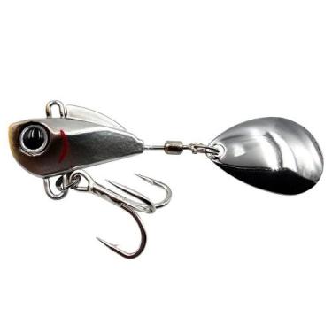 Imagem de Isca Artificial Little Spin Colher Redonda Grande 3cm 16g Cromada - Ya
