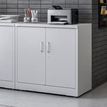 Imagem de Armário Baixo de Aço Reforçado com Chave Escritório - Isma