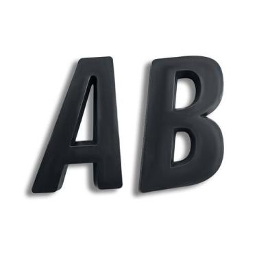 Imagem de Número Residencial Preto 3D Porta Parede Casa Prédio Empresa - Deplast