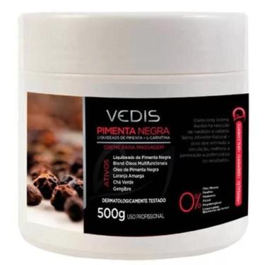 Imagem de Creme de Massagem Pimenta Negra Vedis 500g