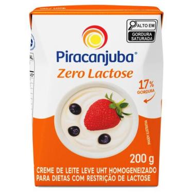 Imagem de Creme De Leite Zero Lactose Piracanjuba 200g