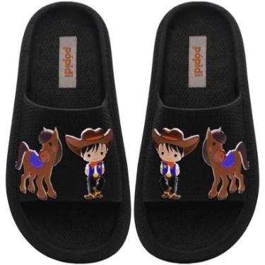 Imagem de Chinelo Slide Menino 25Ao40 Nuvem Infantil Cowboy 12.117-Masculino
