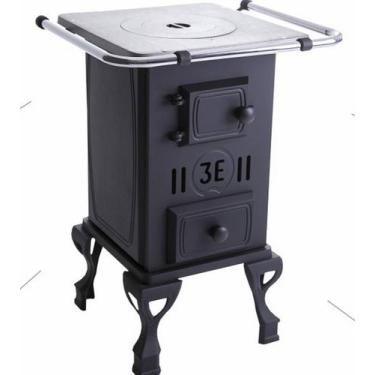 Imagem de Fogão A Lenha Nº 00 Ferro Fundido Preto 3E