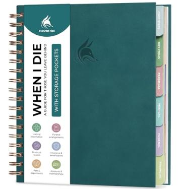 Imagem de Agenda CF "When I Die" (azul-petróleo, menor que A4 (26,7 cm x 23 cm))