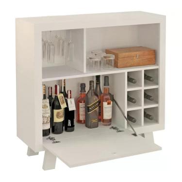 Imagem de Adega Bar Com Suporte Para Taças AD5002 Tecno Mobili