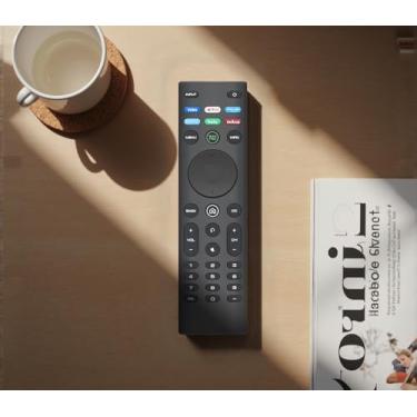 Imagem de Controle remoto de substituição universal XRT140 para Smart TVs VIZIO LED/LCD/HD/4K/UHD Smartcast (série D/E/M/P/V/PX) com botões Netflix/Prime Video