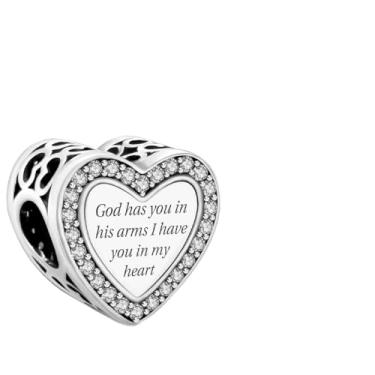 Imagem de 1 peça de berloque de prata elegante para mulheres, faça você mesmo e roupa diária combinando joias decoração presente para mamãe, 10.8*5.26mm, Prata, Sem Pedra Preciosa