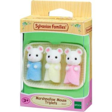 Imagem de Sylvanian families trigemeos rato marshmallow epoch, Sylvanian Familie