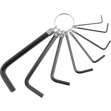 Imagem de Jogo de Chaves Allen 1,5mm à 8mm com Argola 8 Peças - Nove54