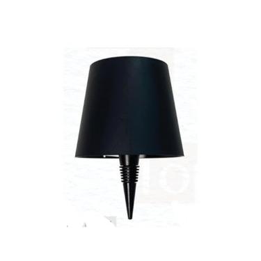 Imagem de Mini Luminária LED Portátil, Design Moderno, Preta, com Luz Quente, Base Toque Sensível, Iluminação Decorativa para Mesa e Ambiente