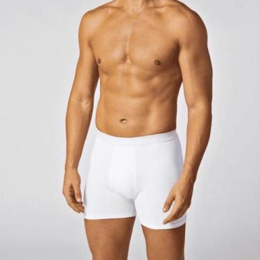 Imagem de Cueca Lupo Boxer Algodão com Elastano 615-003, Branco, M