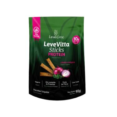 Imagem de Biscoito Leve Vitta Protein Sabor Cebola e Orégano Leve Croc 90g