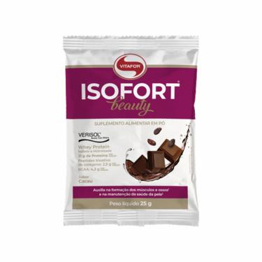 Imagem de Isofort Beauty Whey Protein Cacau Vitafor 25g