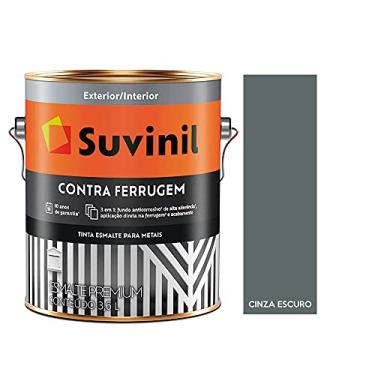 Imagem de Tinta Esmalte Contra Ferrugem 3,6lts Suvinil Cinza Escuro