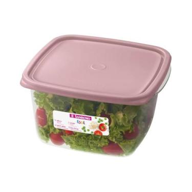 Imagem de Pote Mantimento Hermético Vasilha Plástica Marmita 3,7L Armazenamento 