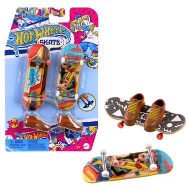 Imagem de Skate - Miniatura de Dedo Retro - Marrom MATTEL