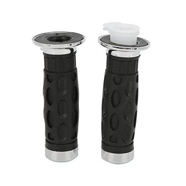 Imagem de 22mm motocicleta acelerador torção alça substituição preto moto mão aperto par para scooter gy6 50cc 80cc 125cc 150cc sunl ciclomotor roketa