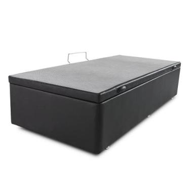 Imagem de Box Baú Solteiro 88x188cm Preto - BF Colchões