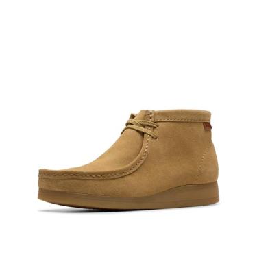 Imagem de Clarks Bota masculina Wallaston Oxford, Camurça areia escura, 38