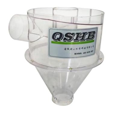 Imagem de DimyFew Coletor separador de ciclone Coletor de pó ciclone Peças de reposição Acessórios para marcenaria DIY Separador de pó a vácuo, Sem Adaptador