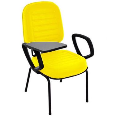 Imagem de Cadeira Universitária Diretor Gomada Linha Blenda Amarelo