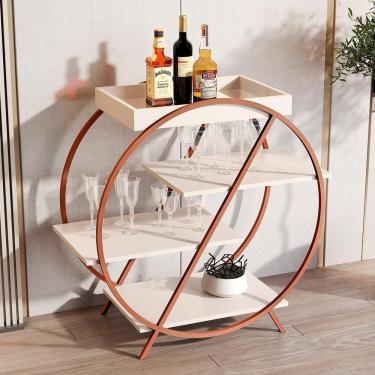 Imagem de Adega Com 4 Prateleira Encantado Pérola Bronze