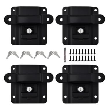 Imagem de 4 peças âncoras de amarração, ajuste personalizado para Ford F150 F250 F350 & Raptor 2026 2025-2015 (inclui relâmpago) caminhão reboque de aço pesado cama de caminhão amarração para substituição de