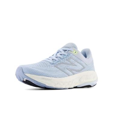 Imagem de New Balance Fresh Foam X 860 V14 Tênis de corrida feminino, Azul cromado claro/verde-claro/lima branqueada Glo, 41